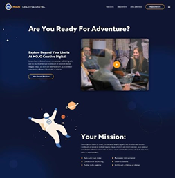 Color mockup example from MOJO website