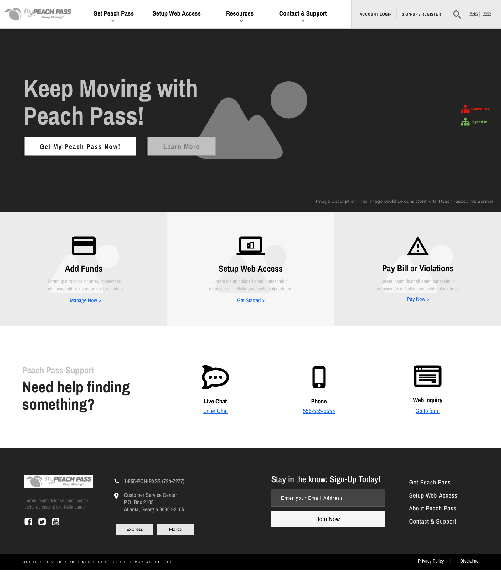 Wireframe example